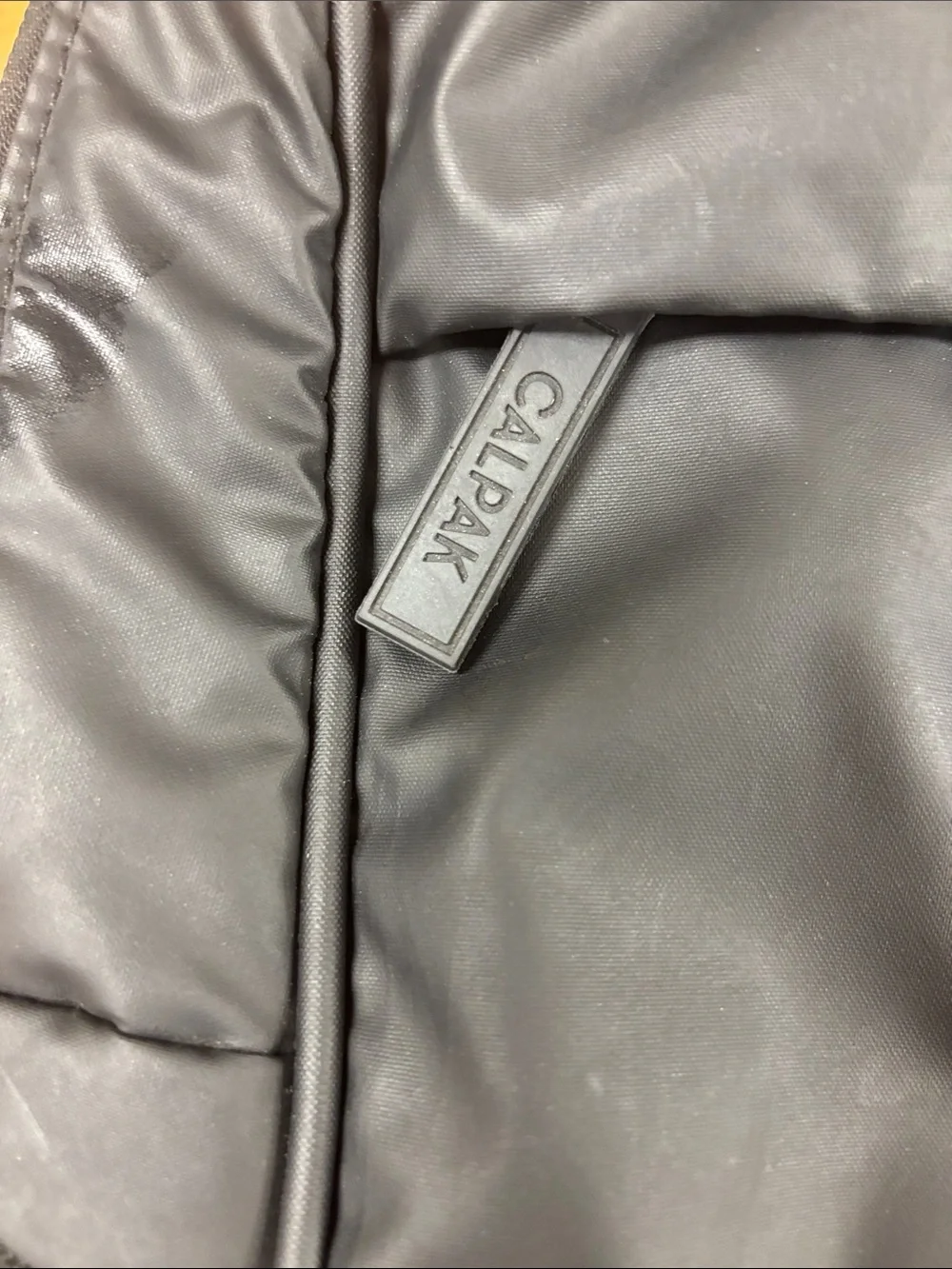 Calpak Black Quilted-Style Men’s Backpack